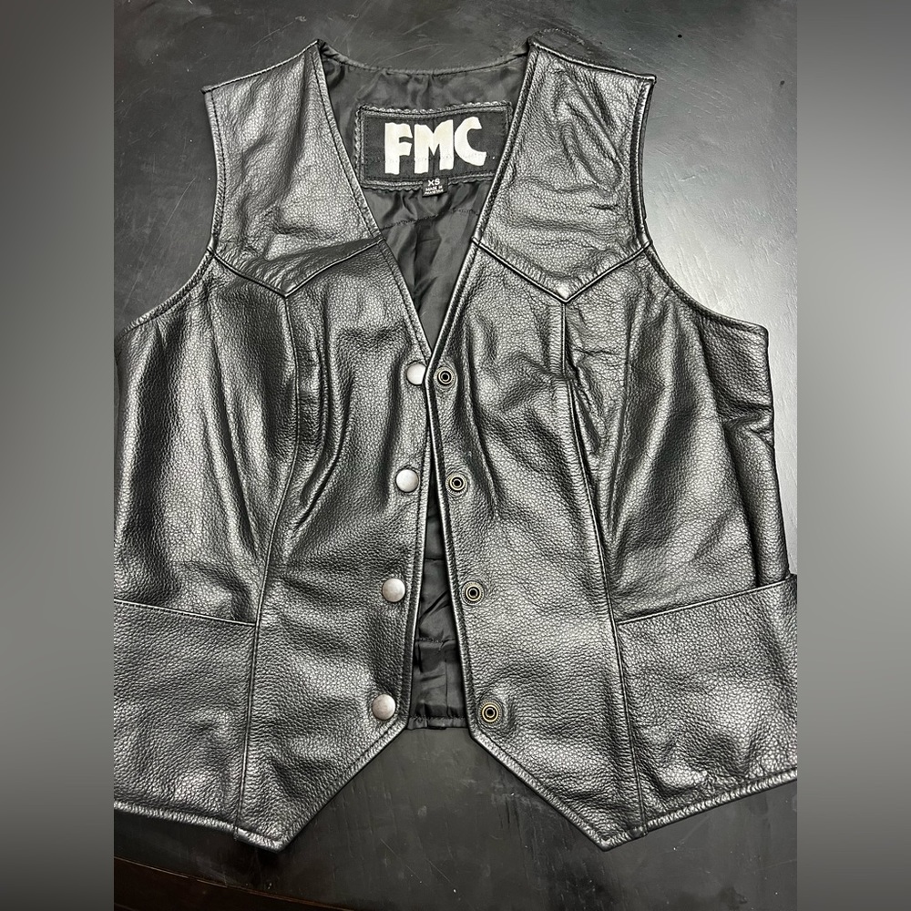 FMC Leather Vest XS ladies